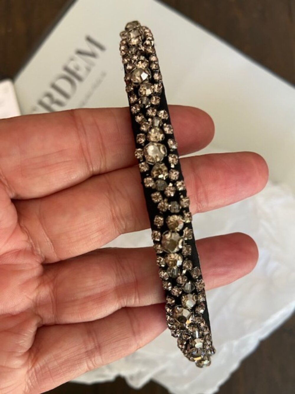 $480 New Erdem Crystal-embellished headband